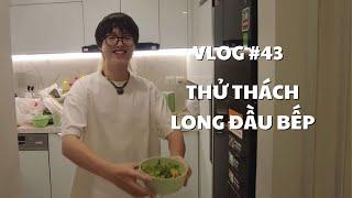 VLOG #43 THỬ THÁCH LONG ĐẦU BẾP  duongfynn