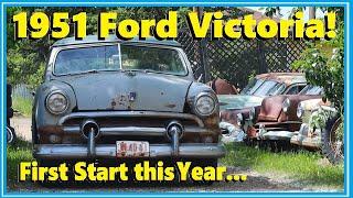 1951 Ford Victoria... Will it Still Run? V8 Showdown Flathead First Start this Year