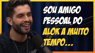 AMIZADE DO ALOK E PLAYHARD  Flow Podcast Bruno PlayHard