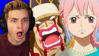 DIAMANTE IS DEFEATED one piece reaction