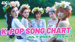 K-POP SONG CHART  JULY 2024 WEEK 1