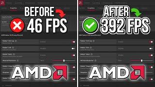  AMD RADEON SETTINGS BEST SETTINGS TO BOOST FPS FOR GAMING   Optimize AMD ️