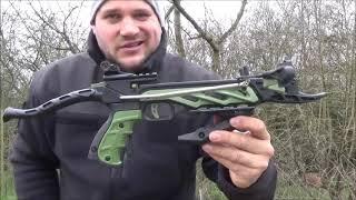 80lbs Pistolenarmbrust Alligator bicolor - Review und Schusstest