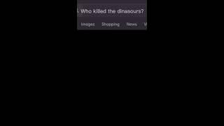 Who Killed The Dinosaurs? #shorts #funny