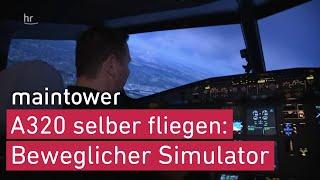 A320 selber fliegen Vollbeweglicher Flug-Simulator  maintower