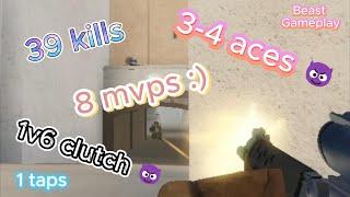 Counter Blox Gameplay 39Kills 8mvps 3-4 aces   BEAST GAMEPLAY 