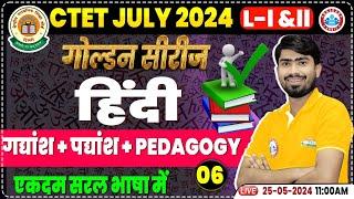 CTET Exam 2024  CTET Hindi Class गद्यांश व पद्यांश CTET Hindi Pedagogy Previous Year Questions