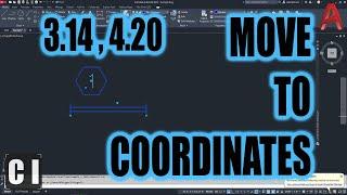 AutoCAD Move Objects to Exact Coordinates Tips for moving objects quickly & accurately