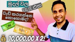 How to increase the value of money? - Investment options for beginners in Sri Lanka  Sinhala