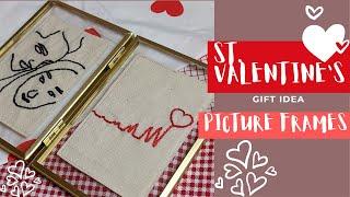 DIY - ST. VALENTINES DAY GIFT IDEA  PICTURE FRAME
