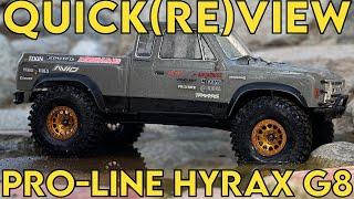 Crawler Canyon Quickreview 1.9 Pro-Line Hyrax G8