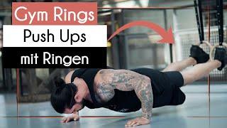 So werden PUSH UPS richtig schwierig Gym Rings Liegestütze  PULSUS fit