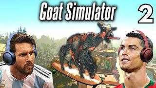 Messi & Ronaldo play GOAT SIMULATOR