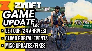 ZWIFT Game Update 1.68  Le Tour 2024 Arrives  Climb Portal Events