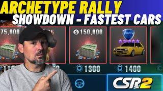 CSR2 Archetype Rally Fastest Cars  Win the Lancia Delta HF Integrale Evo 2