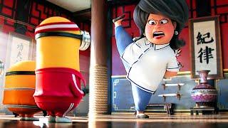 3 muy buenas escenas de KARATE de Minions 2  Minions Nace Un Villano  Clip en Español  4K