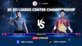 Billiards pool 9 ball Phong Nam vs Bình Chuẩn race to 11