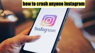 How to crash anyone instagram crash instagram account only one massage #short#youtubeshort