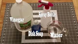 Make your own Window Cleaner with Vinegar and Dish Soap