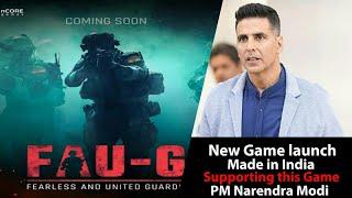 FAU–G new game launch Made in india  PM Narendra Modi is also supporting this game  YouTuberDaviD