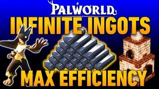 The Perfect Base Design For INFINITE Refined Ingots  Palworld Max Efficiency Guide  Coal & Ore