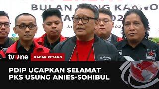 Respon Santai PDIP soal PKS Usung Anies Sohibul  Kabar Petang tvOne