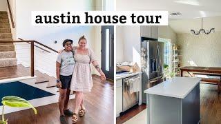 Austin House Tour  Thrifted Secondhand + Eco-Friendly Decor sustainable reno plans