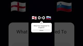 England 0-0 Slovenia JUNE 2024