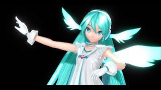 【MMD Hologram Ready】えれくとりっく・えんじぇぅElectric Angel Mirai Ver. - Happy Birthday Miku aaa +Motion DL