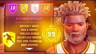 BEST BUILD ON NBA 2K19 THIS BUILD HAS EVERY BADGE ON 2K19 THIS BUILD IS THE BEST TO HIT 99 OVERALL