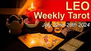 LEO WEEKLY TAROT READING A NEW OPENING NEWS July 22nd to 28th 2024 #weeklytarot  #weeklyreading
