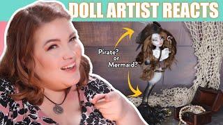 Doll Artist REACTS to “Mermaid Pirate” Monster High Doll by Lady Dynamite Creates