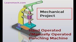 Hand Operated Or Manually Operated Punching Machine