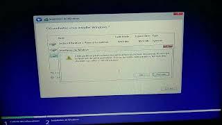 Comment résoudre problème impossible dinstaller Windows 7 10 11 sur le disque 0 partition 1