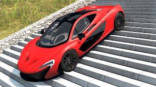 Cars vs Stairs #5 – BeamNG.Drive