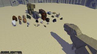 T-RexTyrannosaurus Rex vs Modern Animals  Minecraft Animation