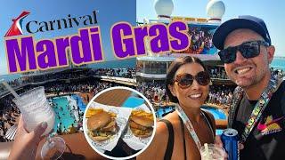 EMBARKATION DAY  Carnival Mardi Gras Cruise  Sail Away Party  Cabin Tour  April 2024