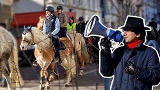 Ohne Bauern keine Zukunft - Demo zu Pferd. Stuttgart 28.1.2024 Rede Alexander Tuschinski