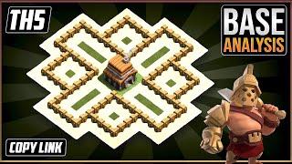 THE ULTIMATE TH5 HYBRIDTROPHY Base 2023 COC Town Hall 5 TH5 Trophy Base Design - Clash of Clans