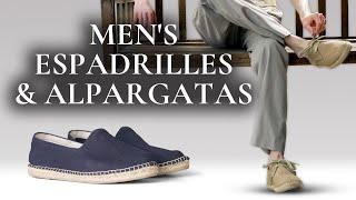 Why Espadrilles & Alpargatas Beat Mens Flip-Flops & Sandals