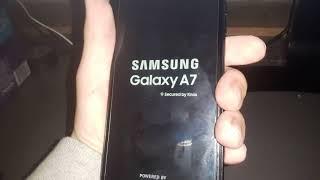 Samsung Galaxy A7 mit einem Wasserschaden Display bleibt schwarz Selbstreparatur