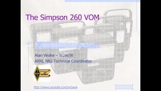 #336 NJARC Presentation on the Simpson 260 including basic VOM and DMM information
