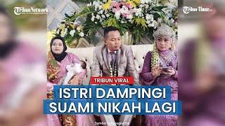 VIRAL Istri Sah Dampingi Suami Nikah Lagi Tak Malu Gendong Anak Ini Pengakuan Pihak Keluarga