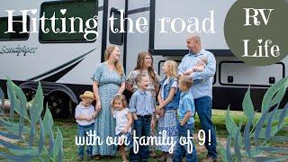 RV LIFE  Large Family of 9  Fulltime Families  RV Tour  Roadschooling