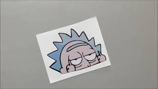 Rick And Morty Funny Car Truck Window Sticker Special Edition