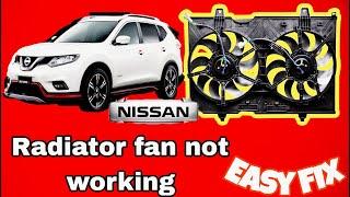 Nissan Radiator fan not working easy fix.