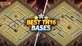 NEW TH16 Anti 23 ⭐Star CWLWarLegend Base Design with Link  Clash of Clans