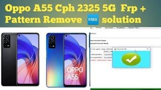 Oppo A55 Cph2325 5G Frp Remove Sp Flash Tool  Oppo A55 Pattern Unlock Sp Flash Tool