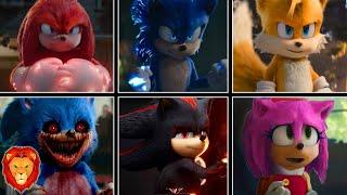 TODOS LOS PERSONAJES DE SONIC 2 LA PELICULA EN ESPAÑOL 2022  PELICULA SONIC LEON PICARON