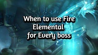 When to FIRE ELEMENTAL on EVERY boss as Elemental Shaman